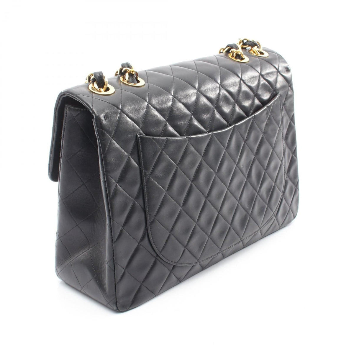 CHANEL Black Big Matelasse34 Lambskin (sheep leather) 2101219843421