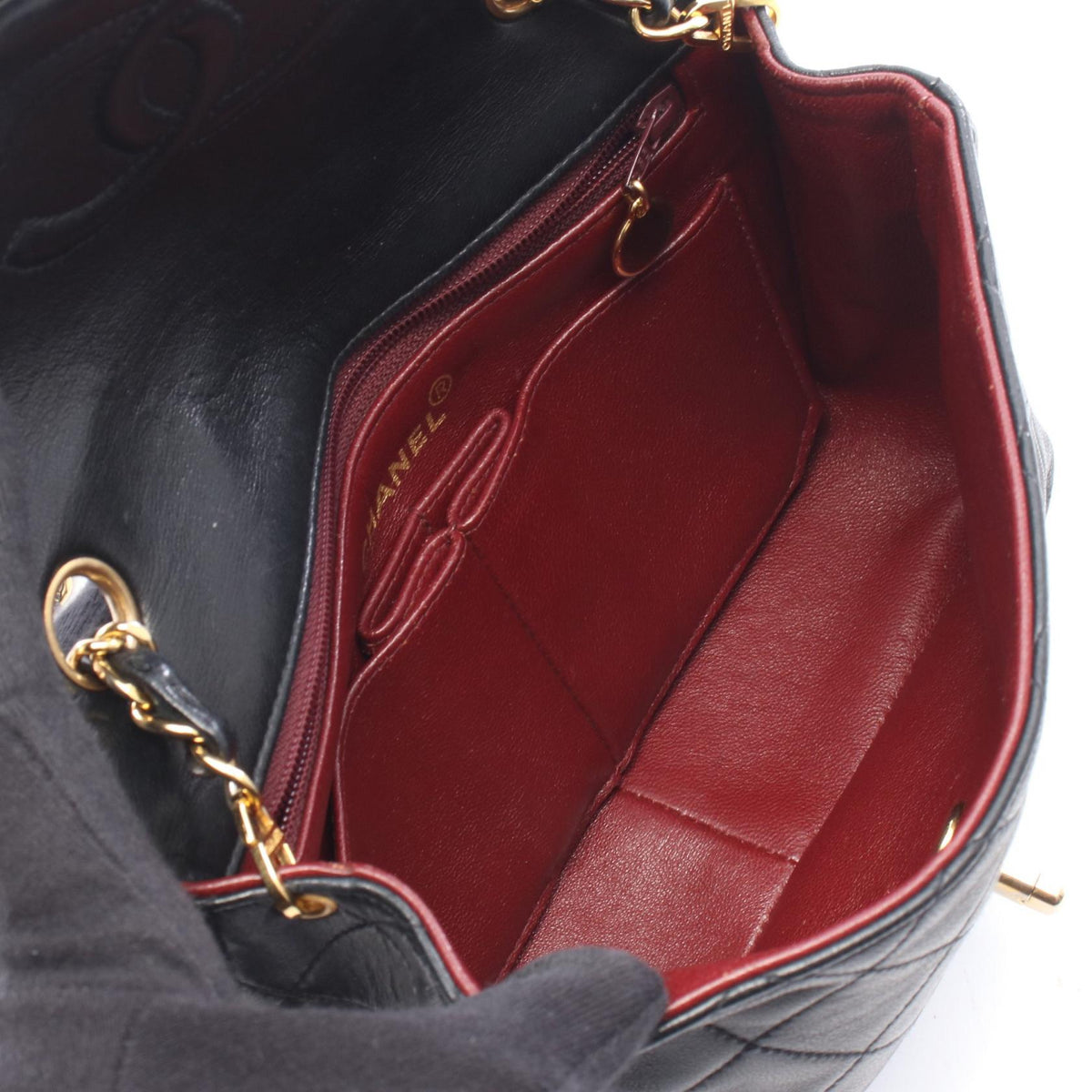 CHANEL Black Mini Matelasse 20 Lambskin (sheep leather) 2101219844237