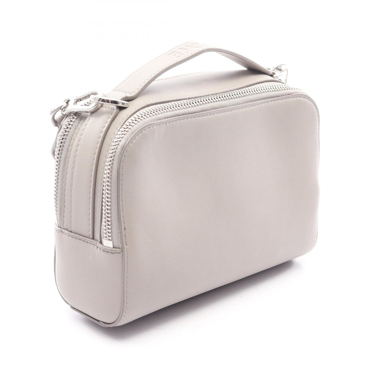 LOEWE Crossbody Camera Bag Mini 2-Way Handbag Gray leather C565R41X05 2121400014188