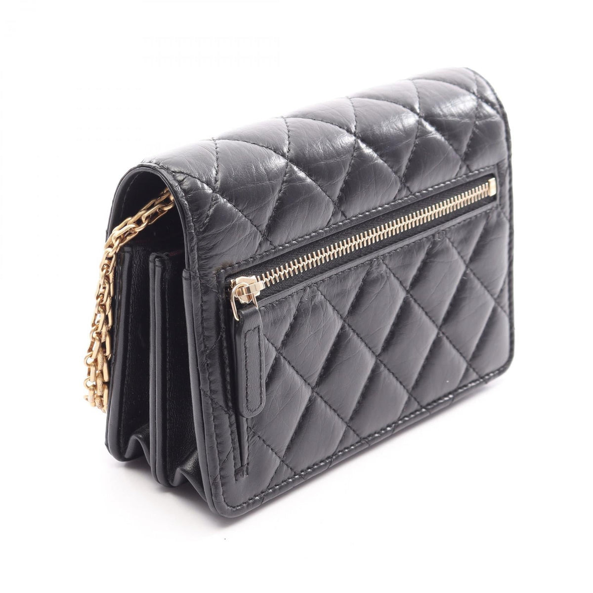 CHANEL Black 2.55 Matelasse Mini Calfskin (cowhide) 2106800629002