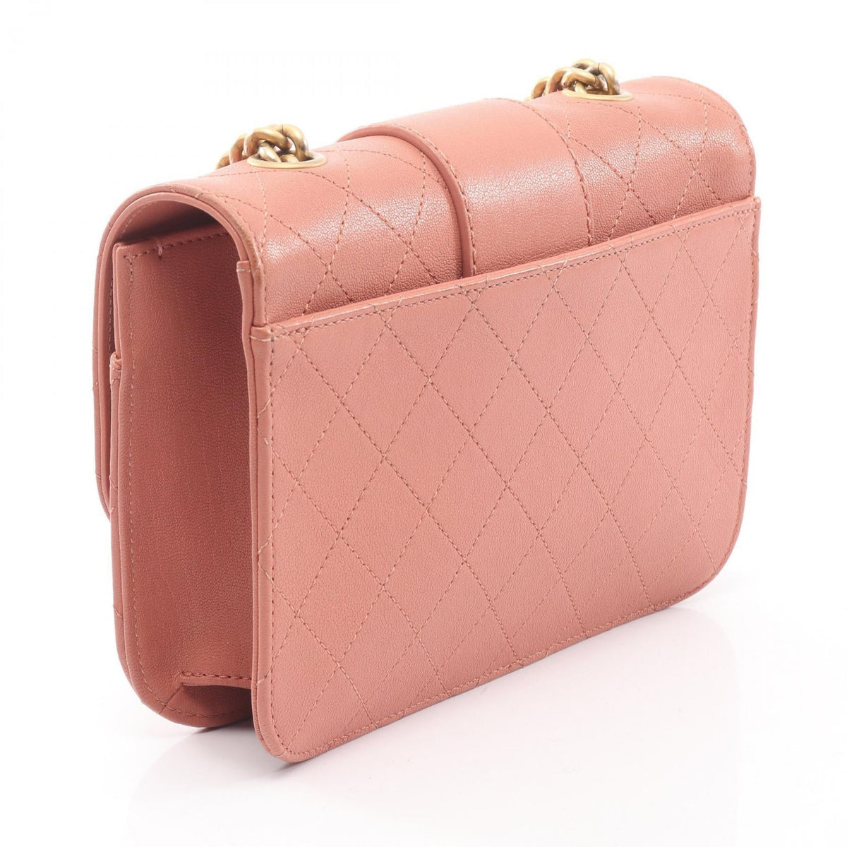 CHANEL Pink Matelasse leather 2106800629194