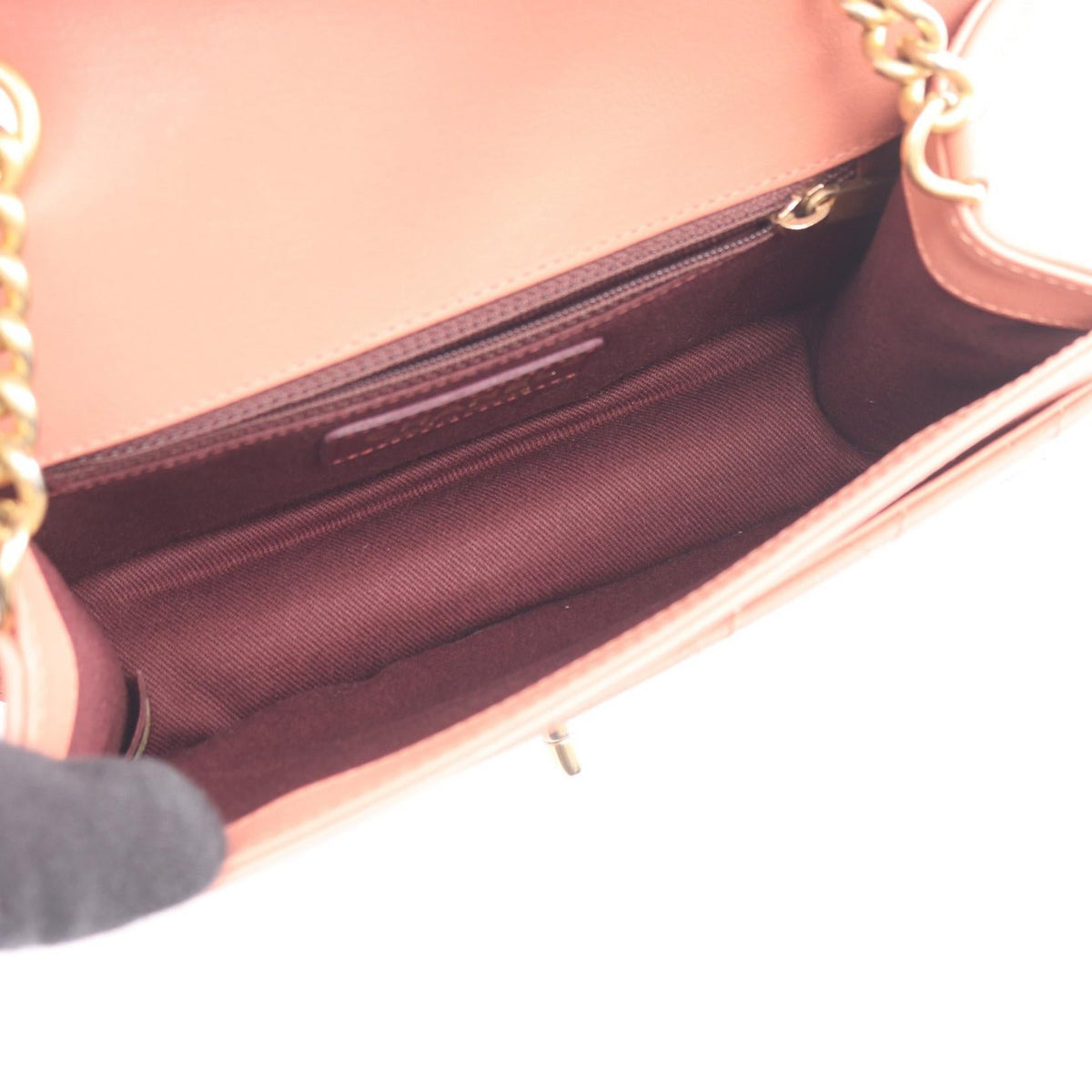 CHANEL Pink Matelasse leather 2106800629194