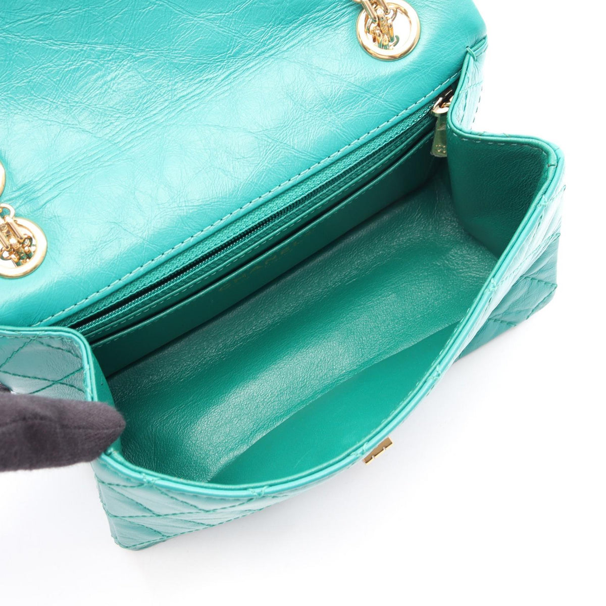 CHANEL Green 2.55 Calfskin (cowhide) AS0874 Y04634 2106800629132