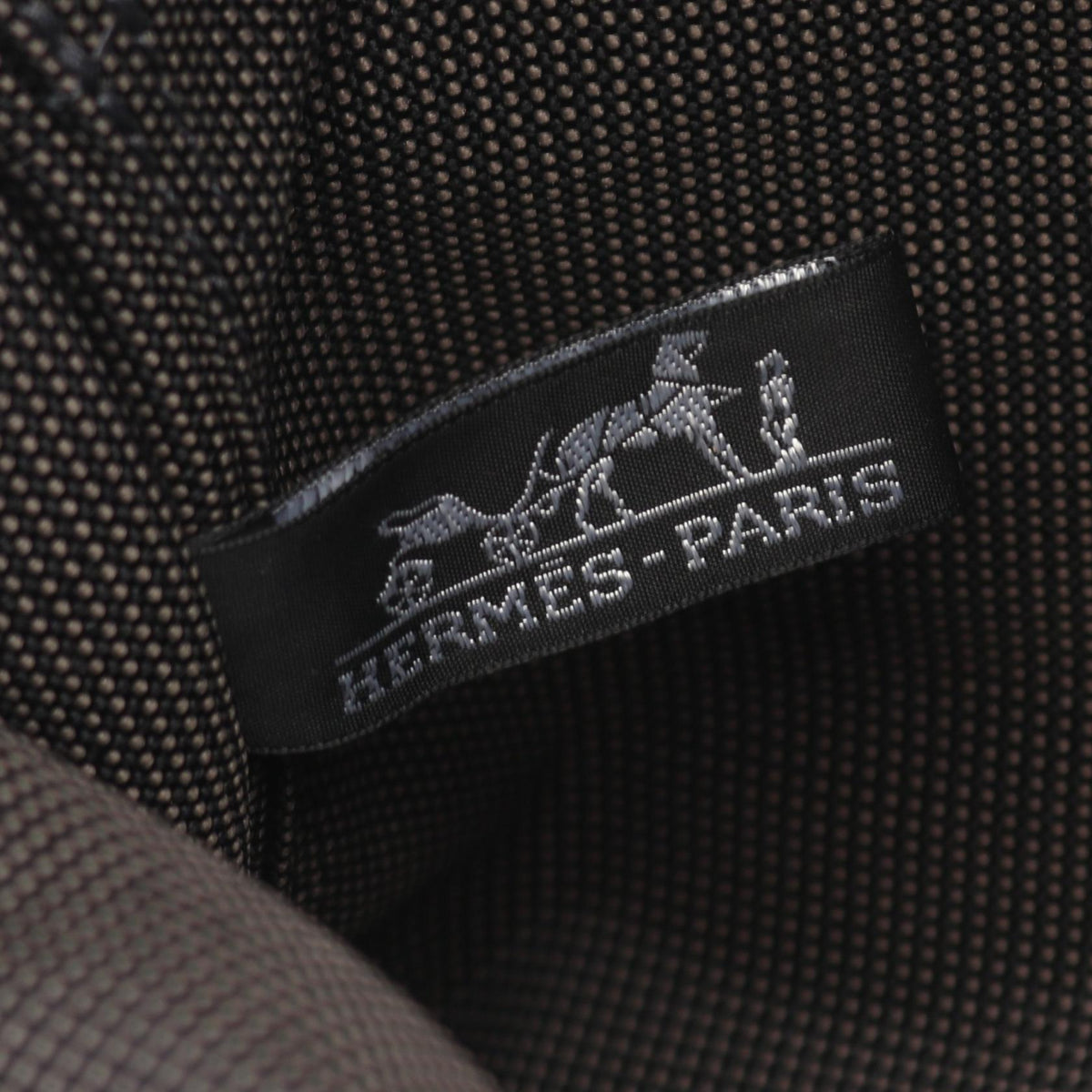 HERMES Herline Ad PM Rucksack Backpack Gray Other Nylon canvas 2101219846927
