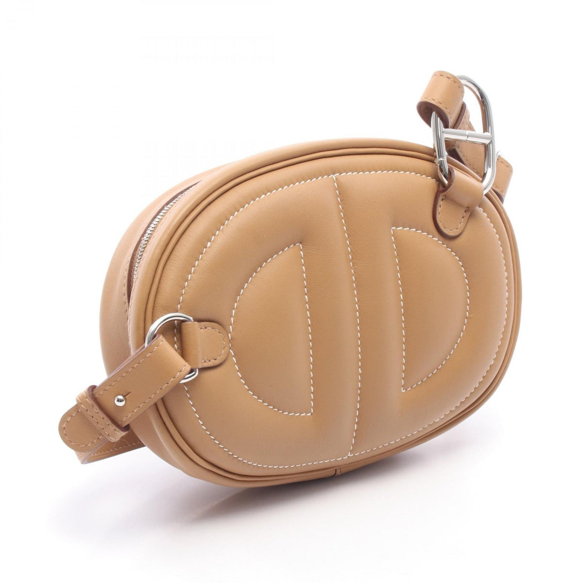 HERMES In the Loop Belt Bag Verso Sesame Waist bag Body bagSesame Sesame Brown Vaux Swift leather leather 2106800629538