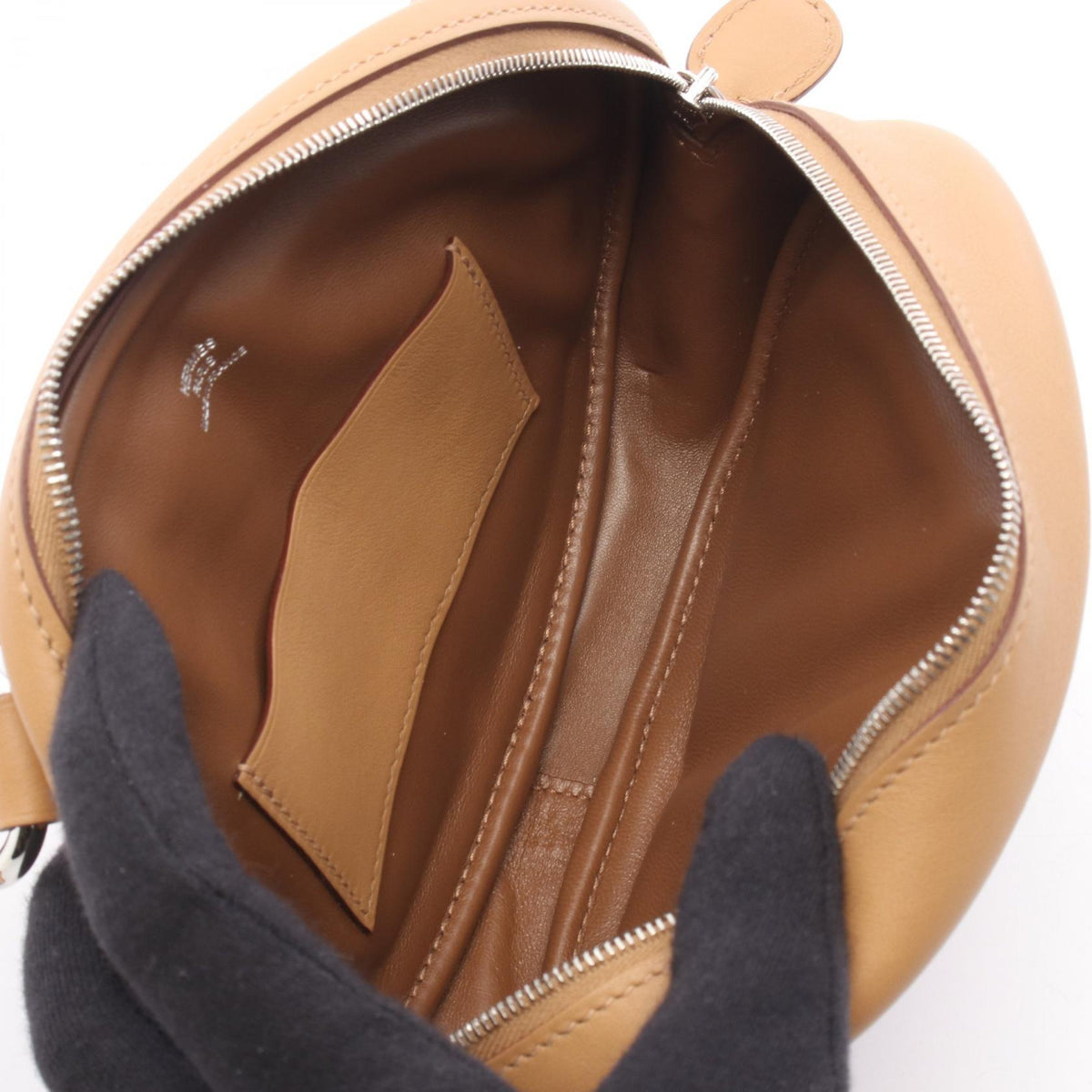 HERMES In the Loop Belt Bag Verso Sesame Waist bag Body bagSesame Sesame Brown Vaux Swift leather leather 2106800629538