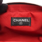 CHANEL Black/White Old travel line Nylon 2101219995496