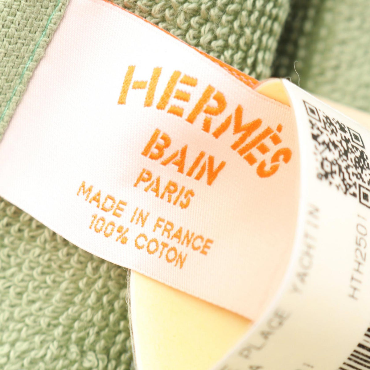HERMES Yachting Thalassa Bath Towel Beach Towel towel Green Other cotton 2120900127169