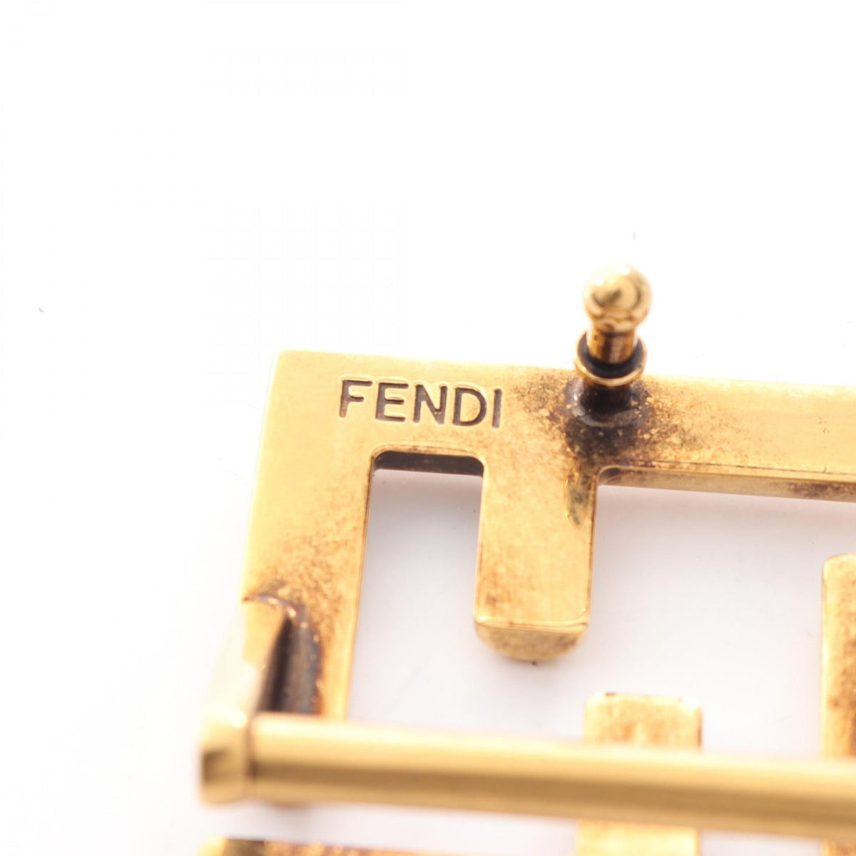 FENDI FF logo buckle, gold hardware, reversible. belt Black/Brown canvas�leather 8C0686ANH7F1L2J80 2101219930565