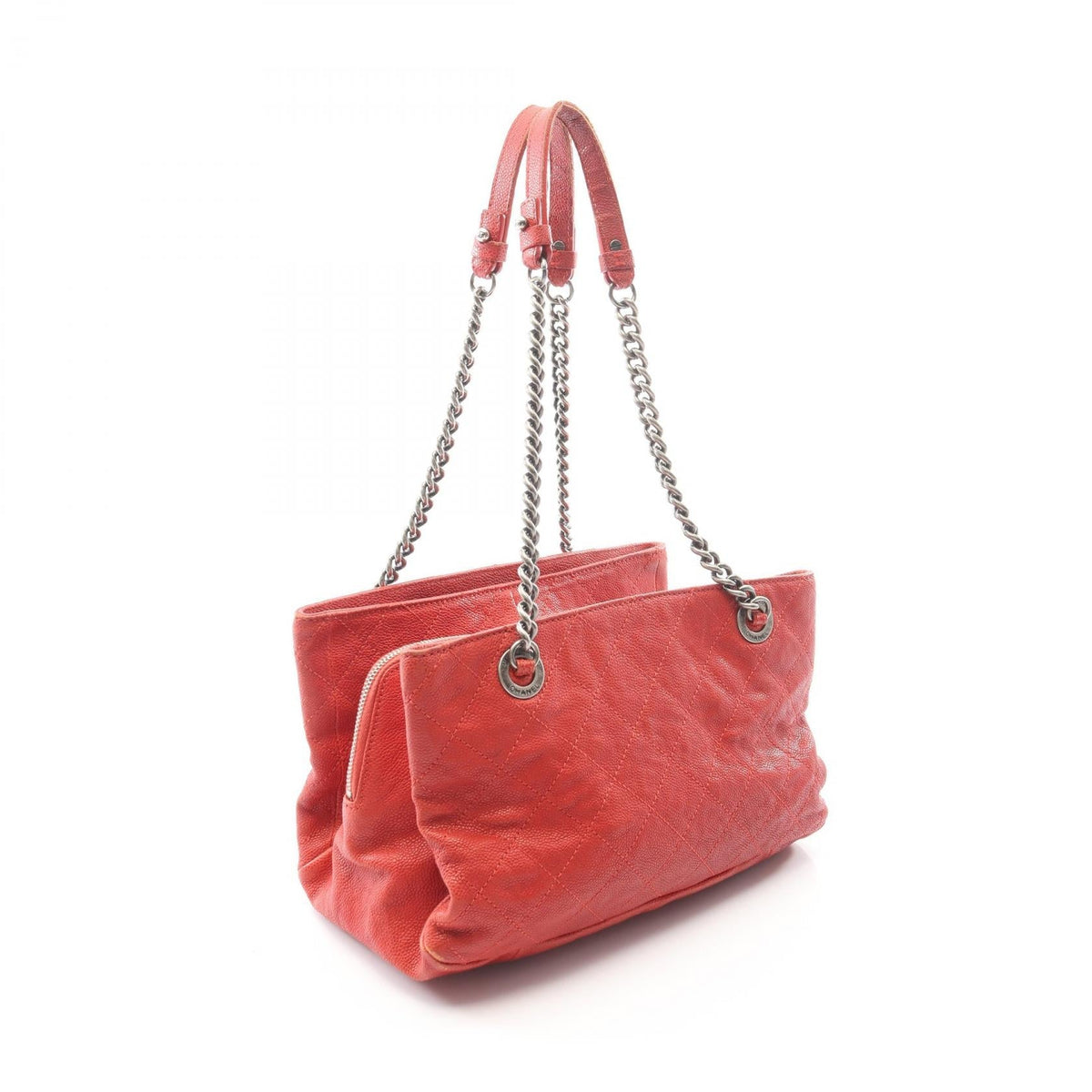 CHANEL Red Matelasse Grained Calfskin leather 2101219849768