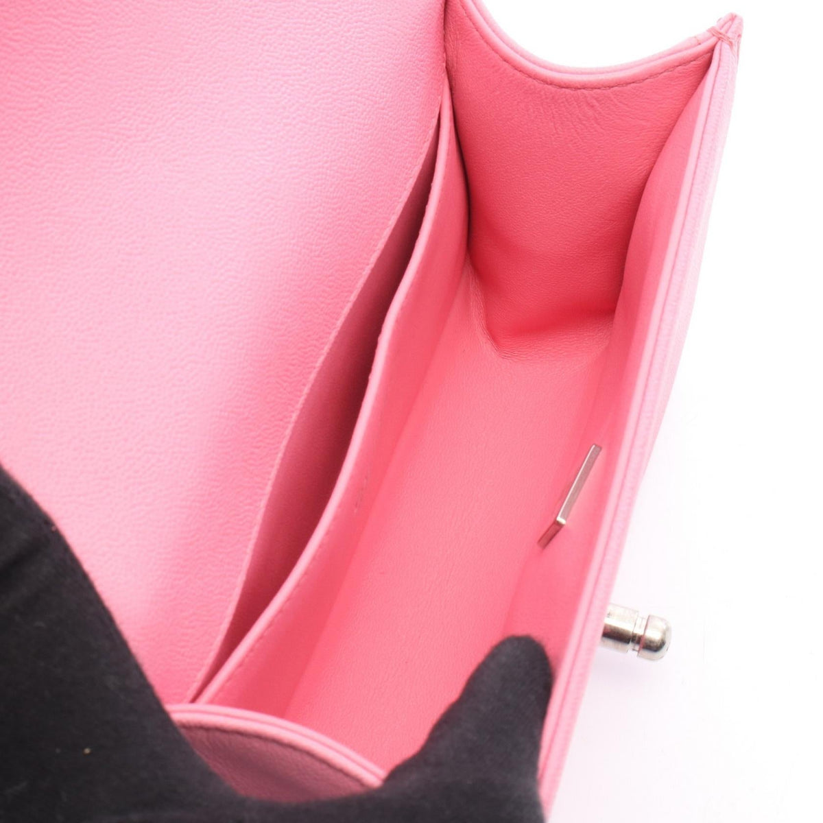 CHANEL Pink Boy Chanel Small Grained Calfskin leather A67085 2101220098643