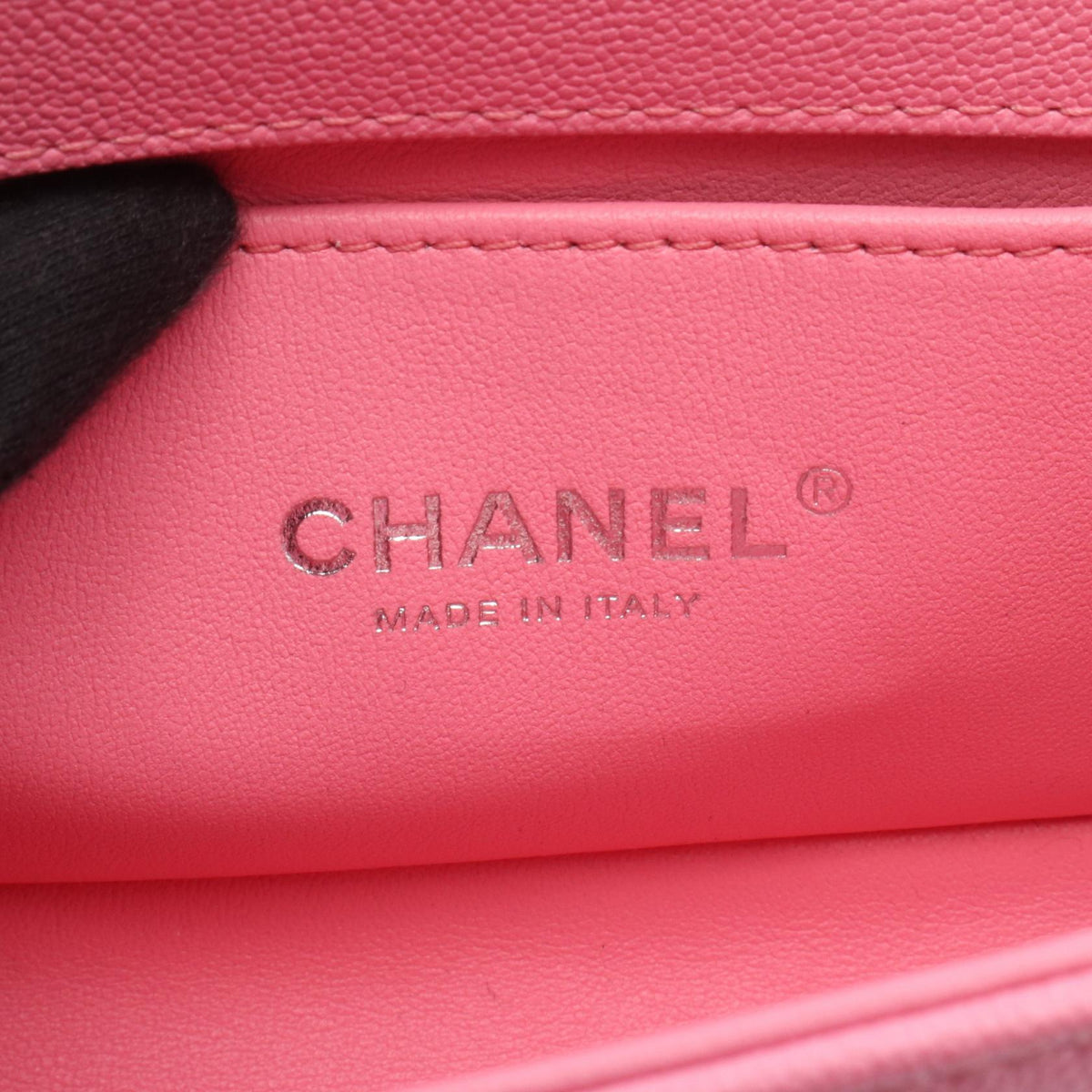 CHANEL Pink Boy Chanel Small Grained Calfskin leather A67085 2101220098643