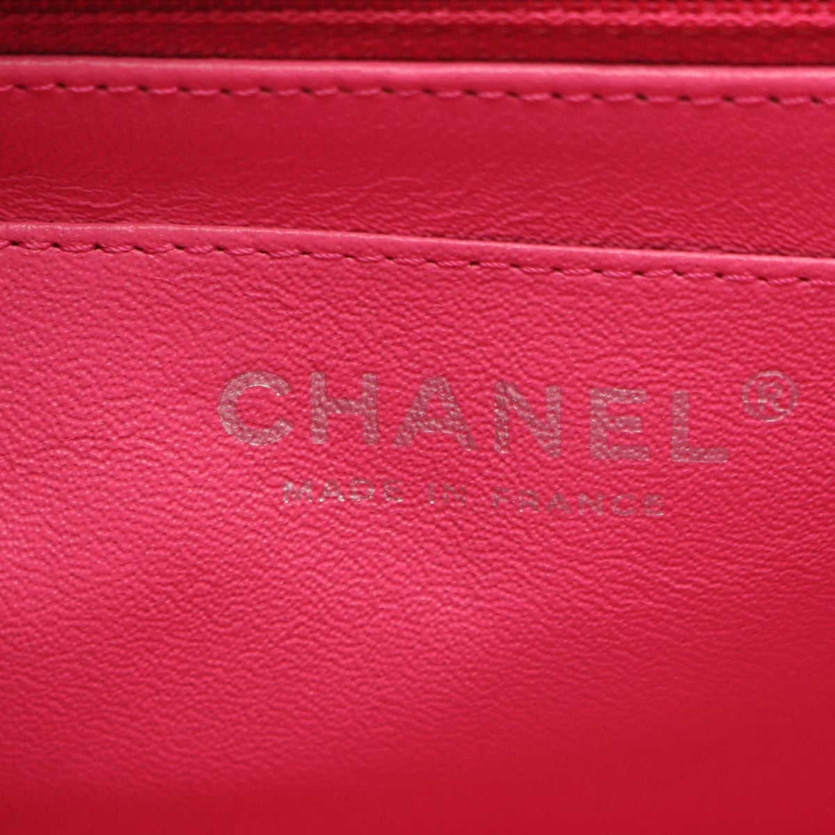 CHANEL Pink Mini Matelasse Grained Calfskin leather A35200 2106800640786