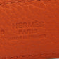 HERMES Constance H belt reversible beltOrange Orange Black/Orange Box calf leather Calfskin (cowhide) Togo leather 2104102530040