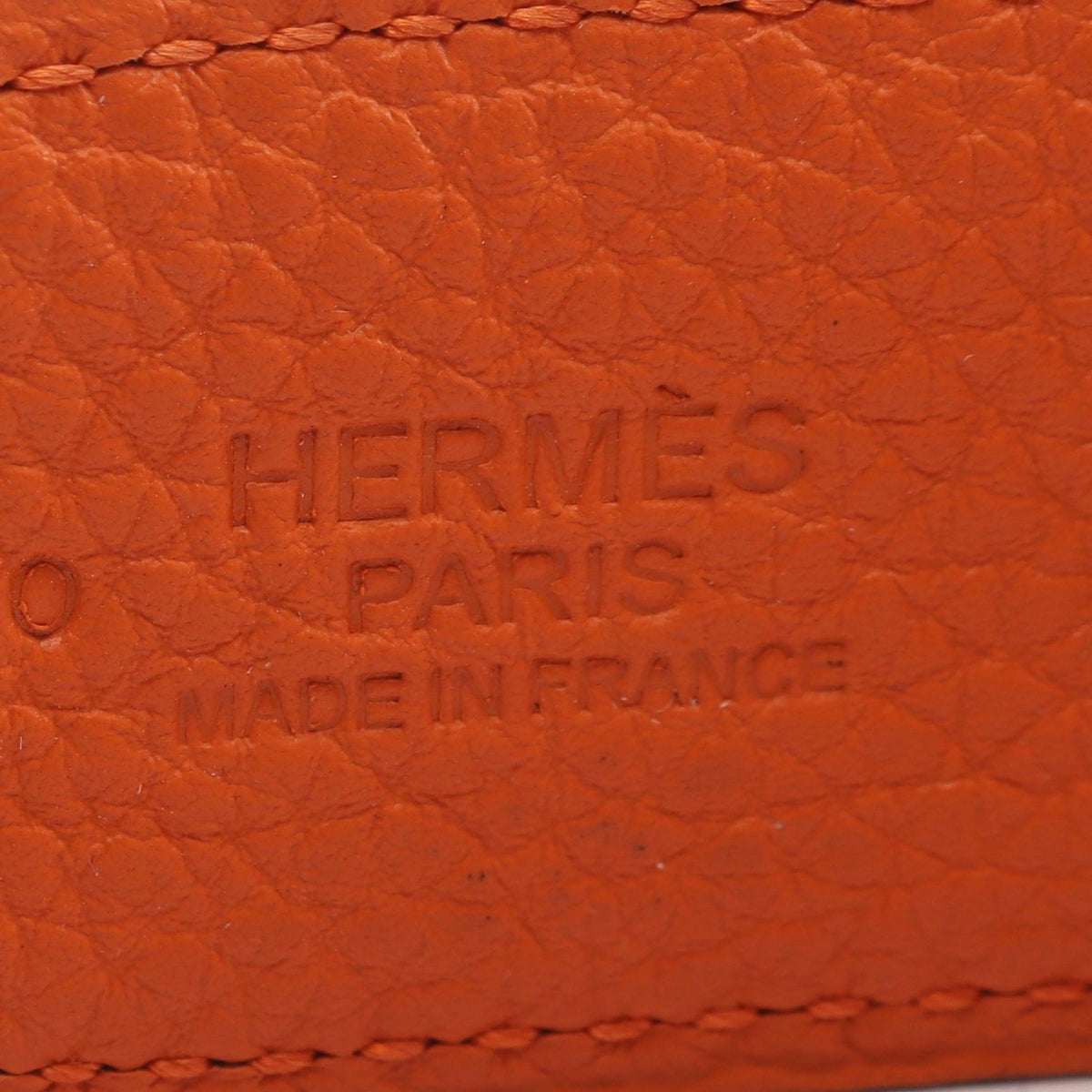 HERMES Constance H belt reversible beltOrange Orange Black/Orange Box calf leather Calfskin (cowhide) Togo leather 2104102530040