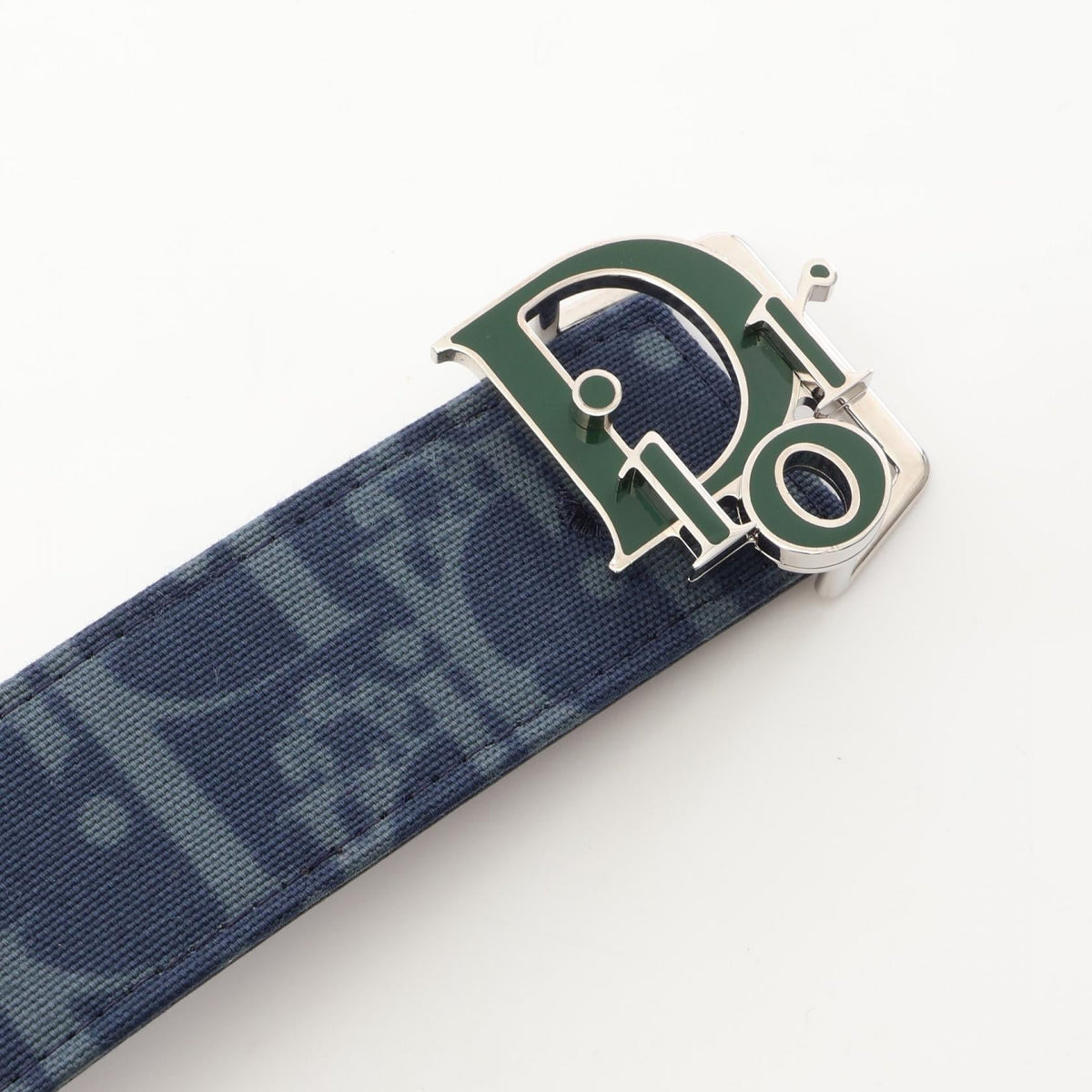 Dior DIOR   Denim Tears belt Navy/Green canvas 2101220076788
