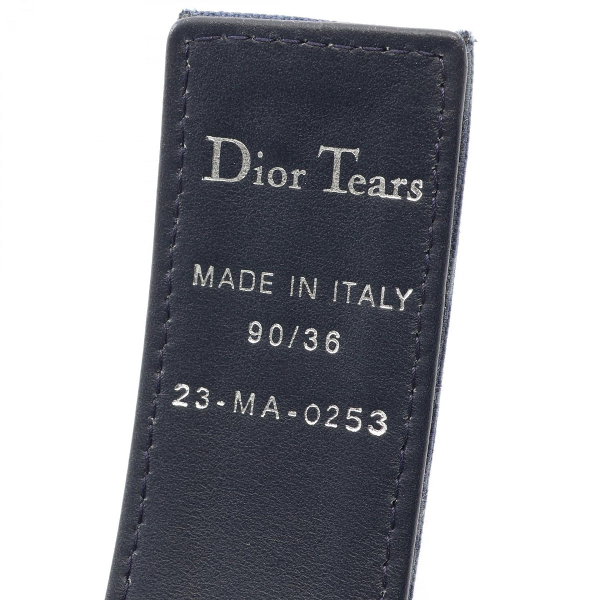 Dior DIOR   Denim Tears belt Navy/Green canvas 2101220076788