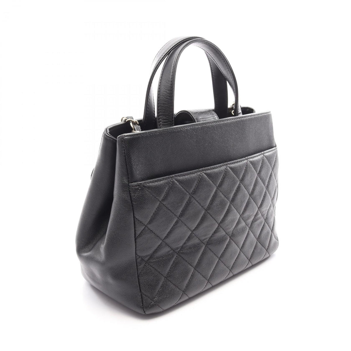 CHANEL Black Business Affinity 2WAY Grained Calfskin leather�leather A93750 2101220074074