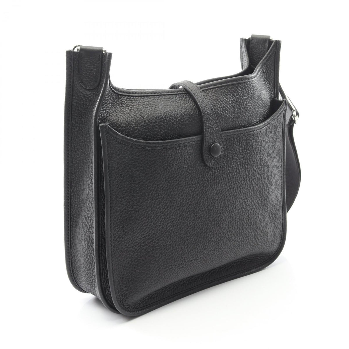 HERMES Evelyne 3 Troyes PM Shoulder BagNoir Black Noir Black Black Taurillon Clemence leather Taurillon Clemence 2101219459486