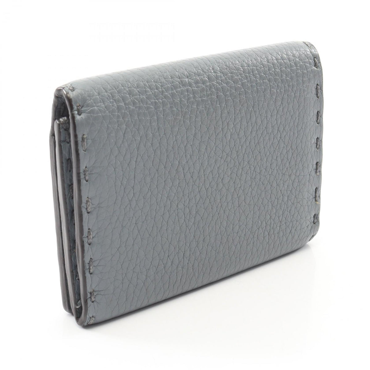 FENDI Selleria Card Case Blue leather 8M0217 2118300082485