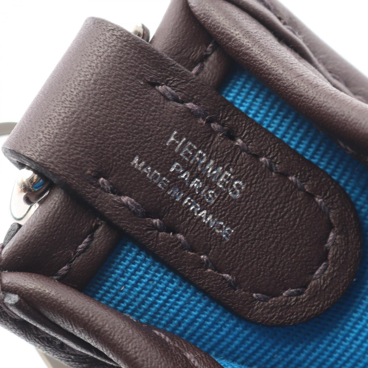 HERMES Neo Evelyne TPM Shoulder BagRuby Ruby Bordeaux/Brown/Rouge sellier/Blue zanzibar Toile officier leather canvas Toilet official / Swift leather 2101219448374