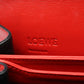 LOEWE Barcelona Shoulder Bag Red leather 2101219445298