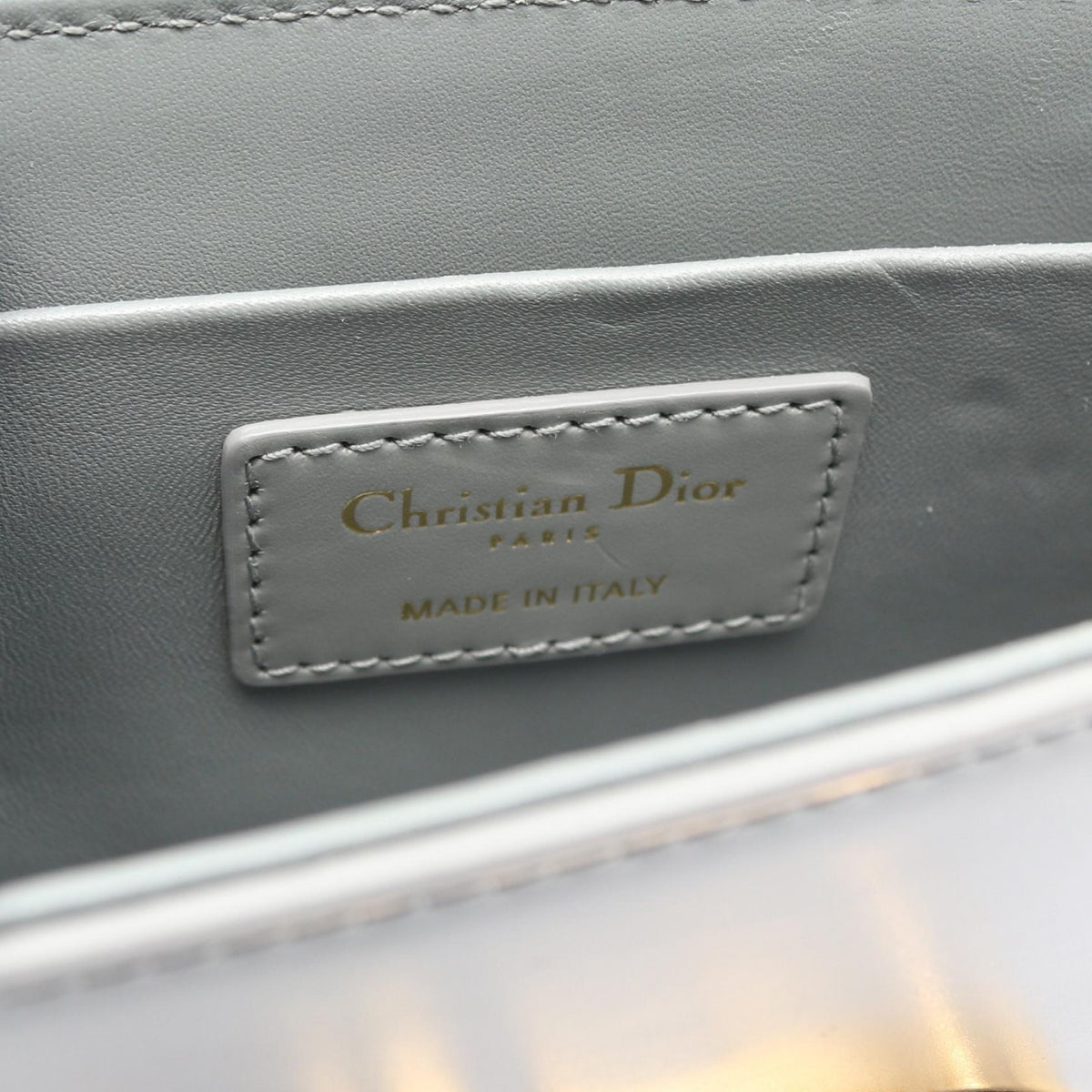 Dior 30 MONTAIGNE Box Shoulder Bag Blue leather 01-RU-0210 2101219439419