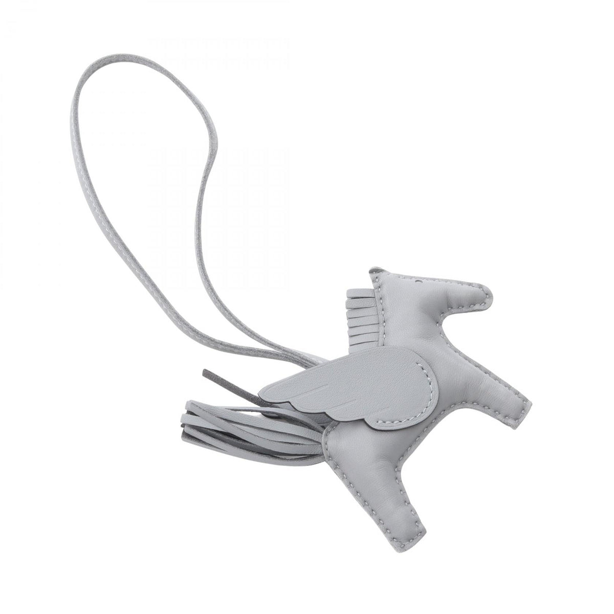 HERMES Rodeo Pegasus PM Green Pantan charm Gray Vaux Swift leather leather Agneau milo 2120300040662