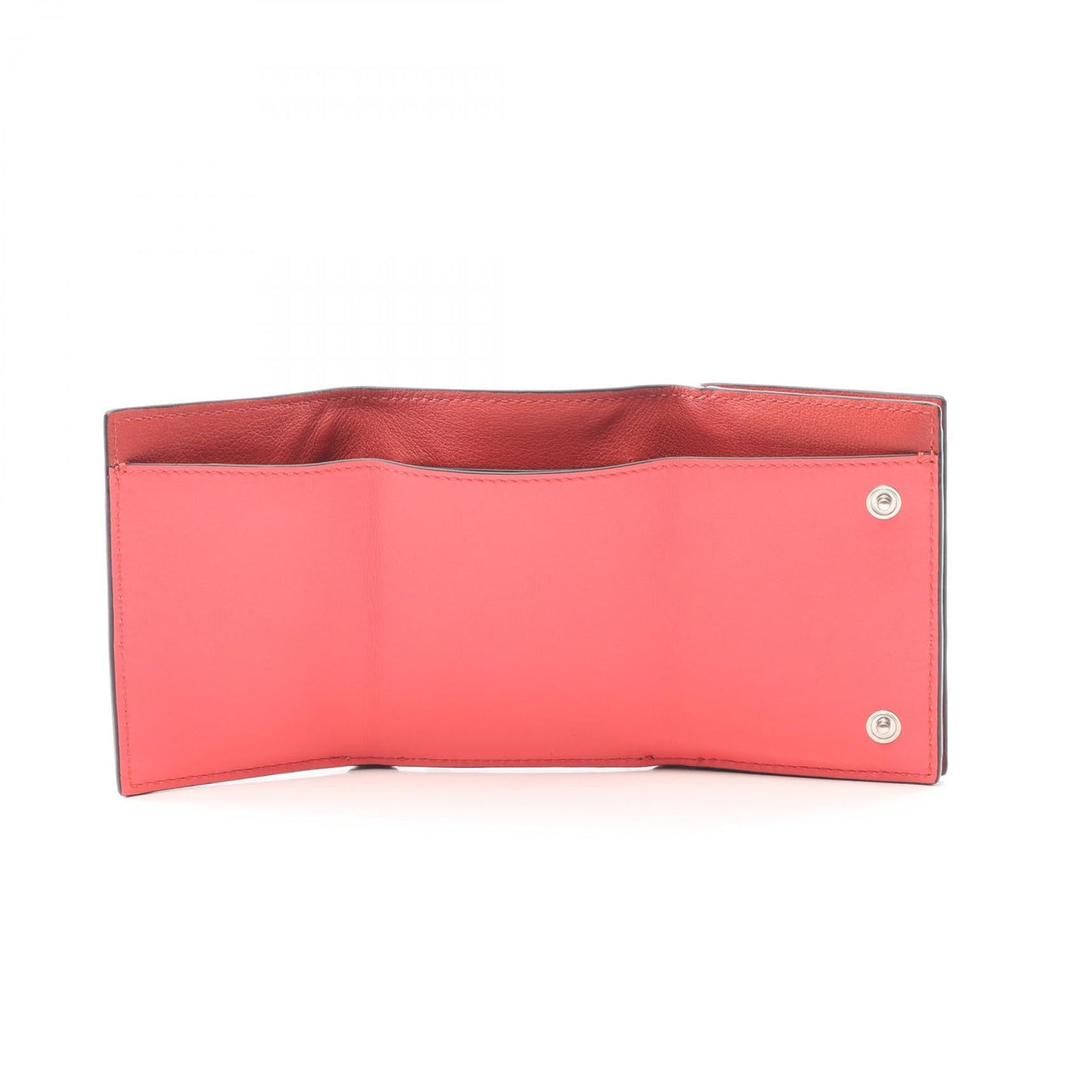 LOEWE Trifold wallet Tri-fold long wallet Red/Pink leather 2120900069803