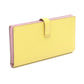 HERMES Bearn Soufflet Verso Lime Mauve sylvestre BifoldpursePink Pink Yellow/Pink Epsom Other Epsom 2107601112717
