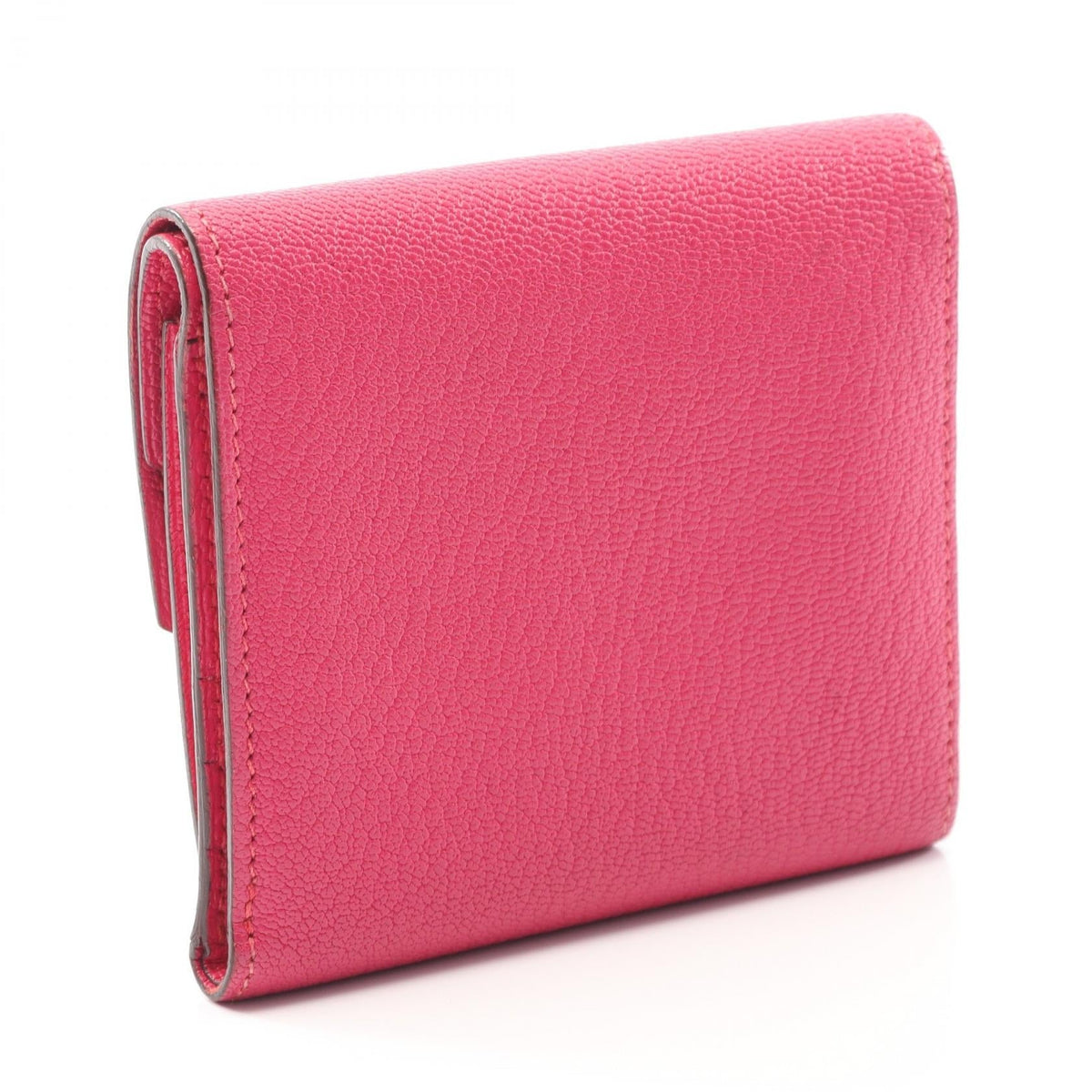 HERMES Till Tri-fold walletRose shocking Rose shocking Pink Chevre leather Chevre 2104102436182