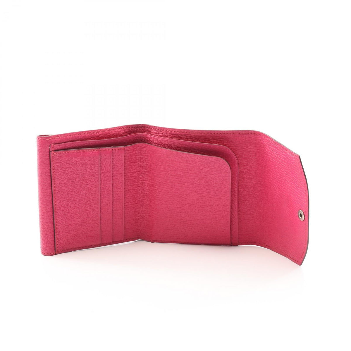 HERMES Till Tri-fold walletRose shocking Rose shocking Pink Chevre leather Chevre 2104102436182