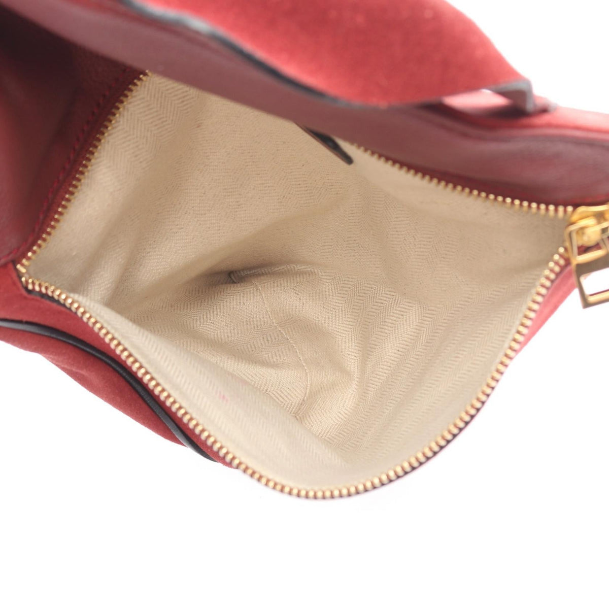 LOEWE anagram business bag clutch bag Bordeaux Suede 2101219754468