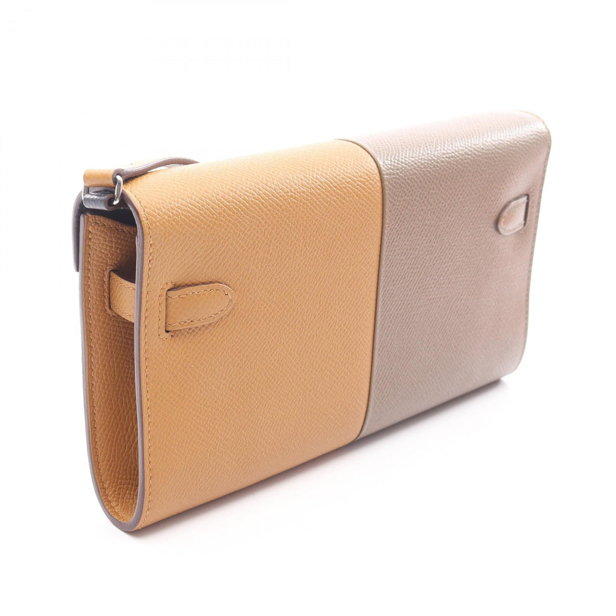 HERMES Kelly To Go Kazak Shoulder BagEtoupe Grey Etoupe Grey Gray/Brown/Navy/Sesame/ Blue indigo Epsom leather Epsom 2101219739441