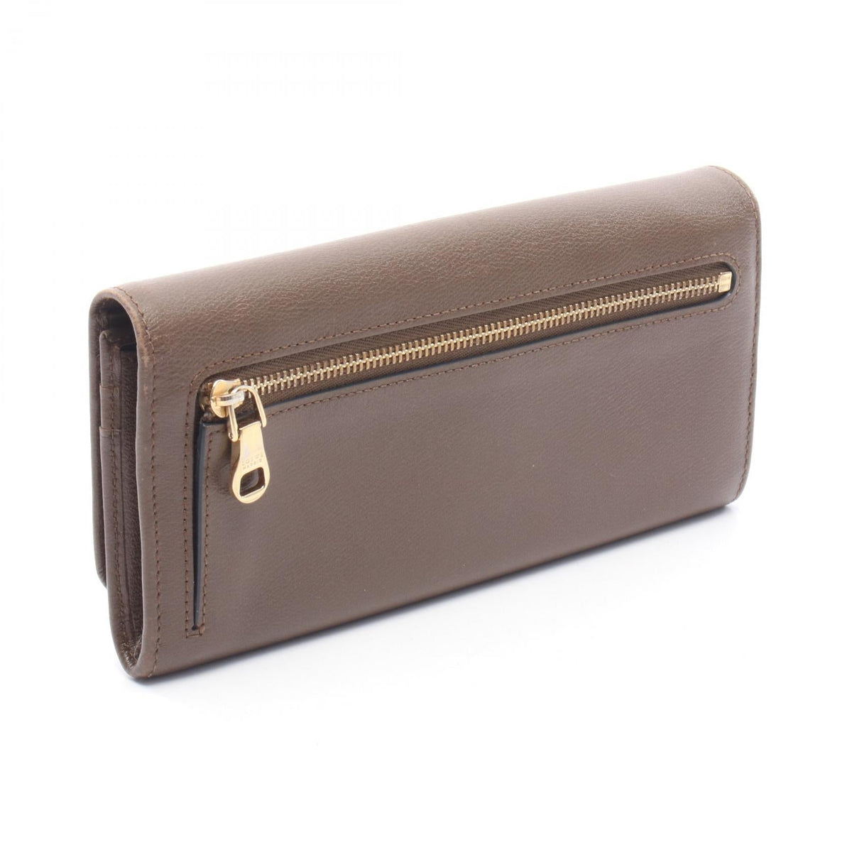 LOEWE anagram Bifoldpurse Brown leather 2101219728551