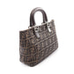 FENDI Zucca Tote Bag Brown canvas leather 2101219727875