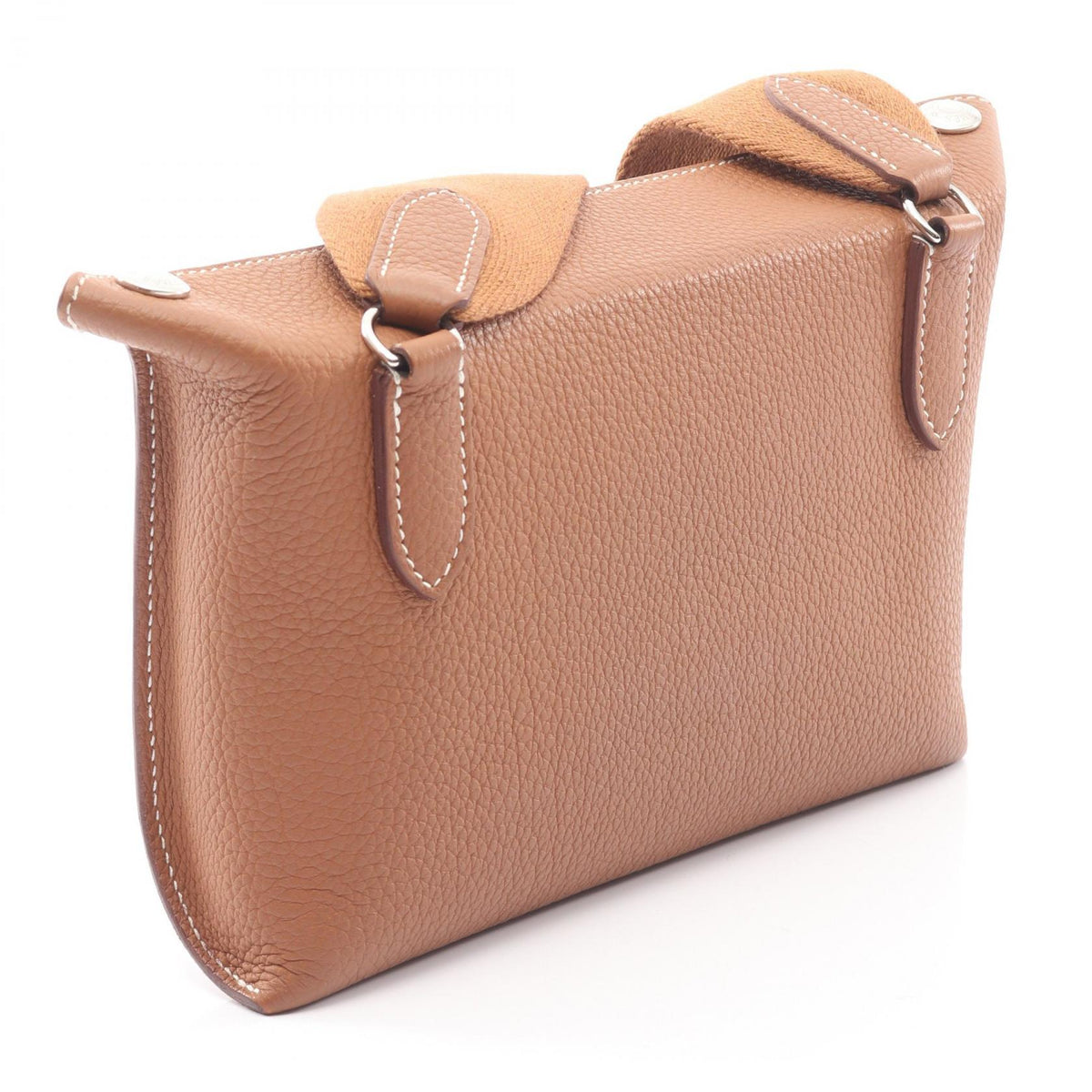 HERMES Vid Posh Shoulder BagGold Gold Brown Togo leather leather Togo leather 2104102486514