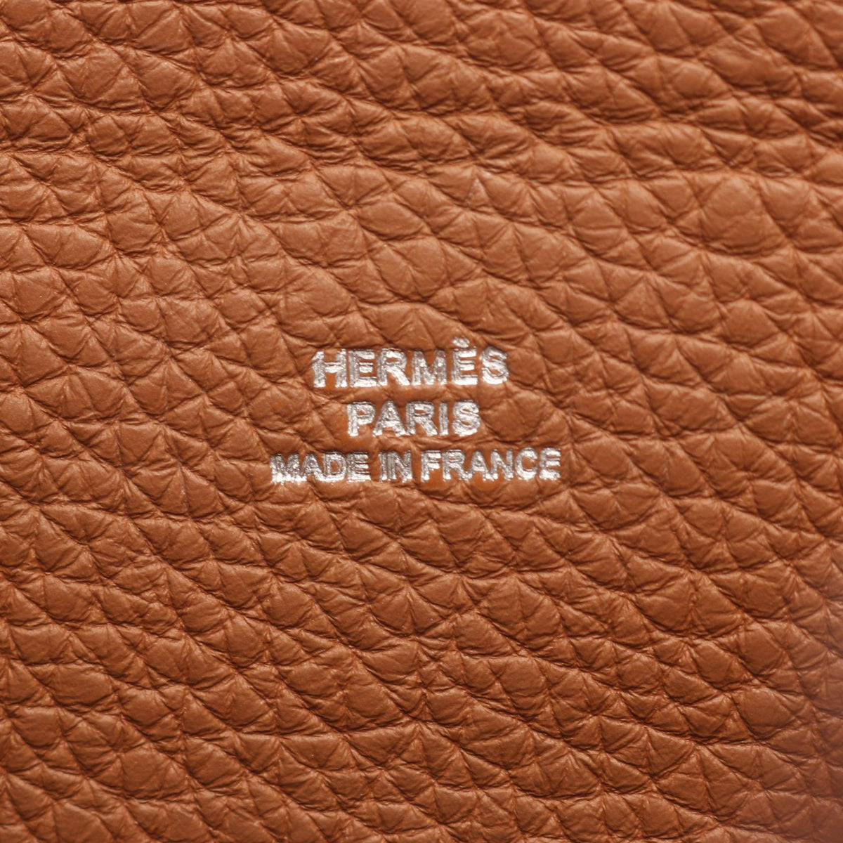 HERMES Vid Posh Shoulder BagGold Gold Brown Togo leather leather Togo leather 2104102486514