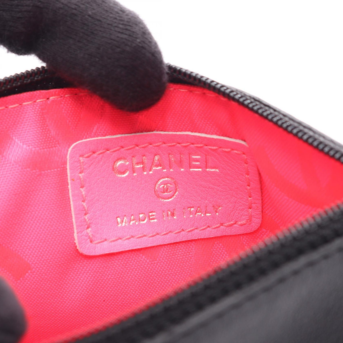 CHANEL Black COCO Mark Lambskin (sheep leather) 2104102520225