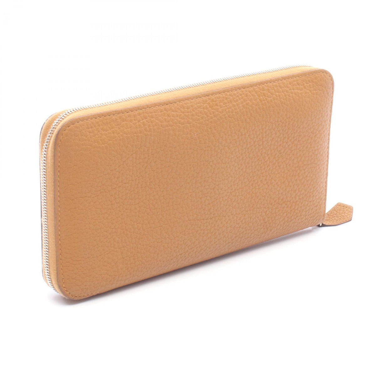 HERMES Azap Long Caramel Around long wallet Brown Togo leather Other Togo leather 2120300053075