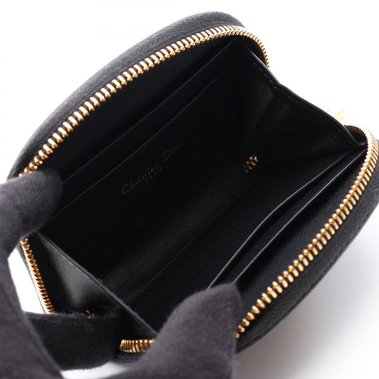 Dior 30 MONTAIGNE coin purse Black leather S2193UQBE 2120900124892