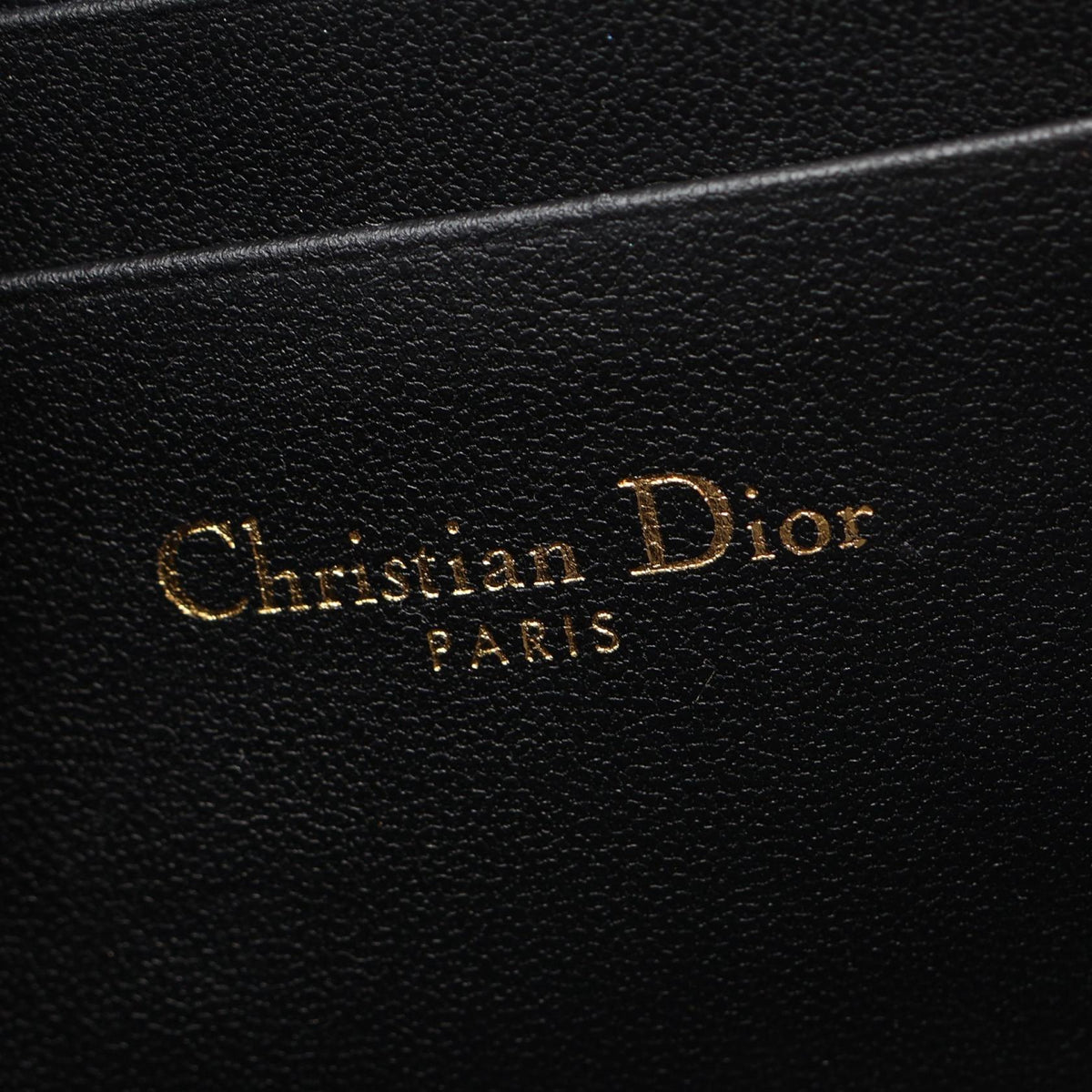Dior 30 MONTAIGNE coin purse Black leather S2193UQBE 2120900124892