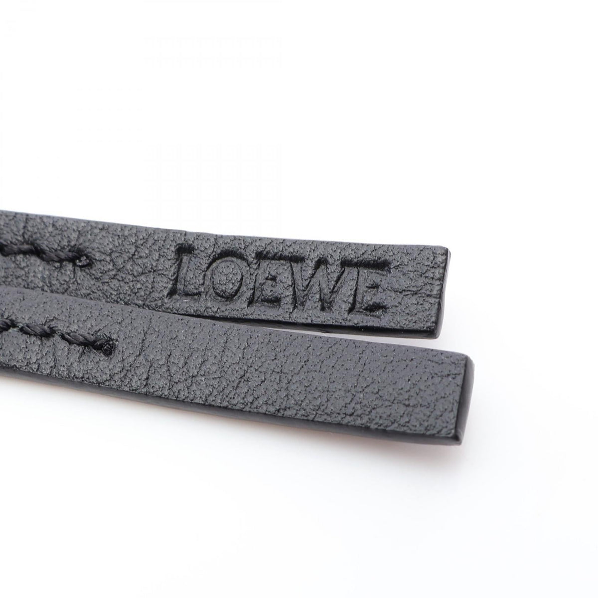 LOEWE Oulu charm Gray/Black/White leather Feutre C880232X04 2120900123505