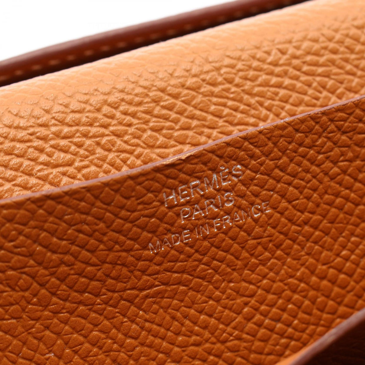 HERMES Bearn Soufflet BifoldpurseGold Gold Brown Epsom leather Calfskin (cowhide) Epsom 2118400237204