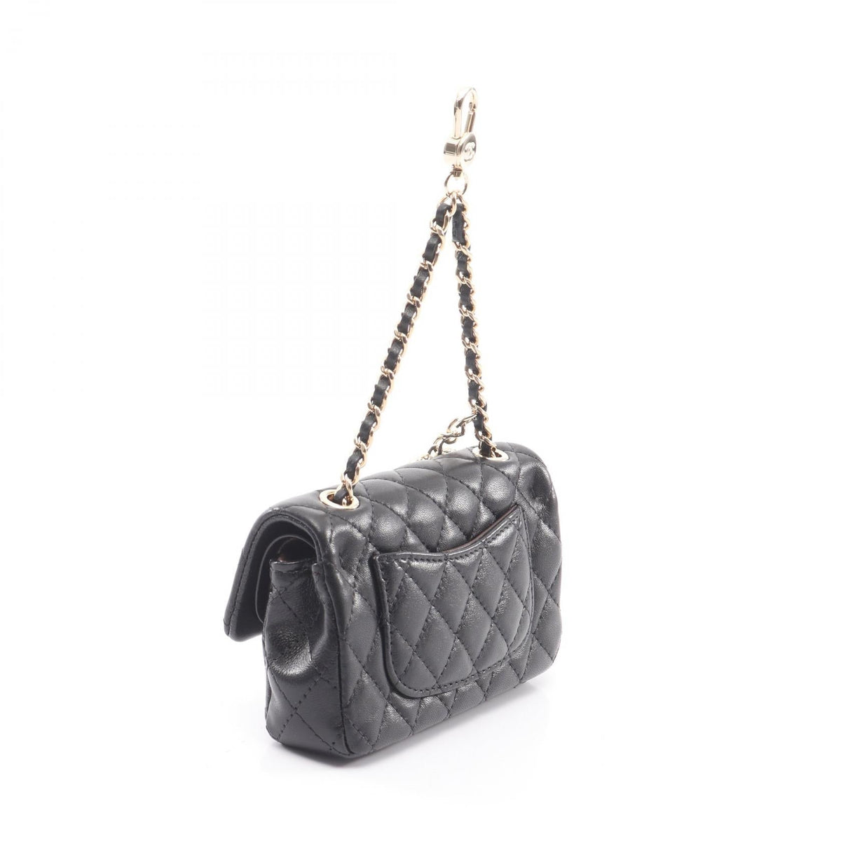 CHANEL Black Matelasse Classic Lambskin (sheep leather) 2104102504096