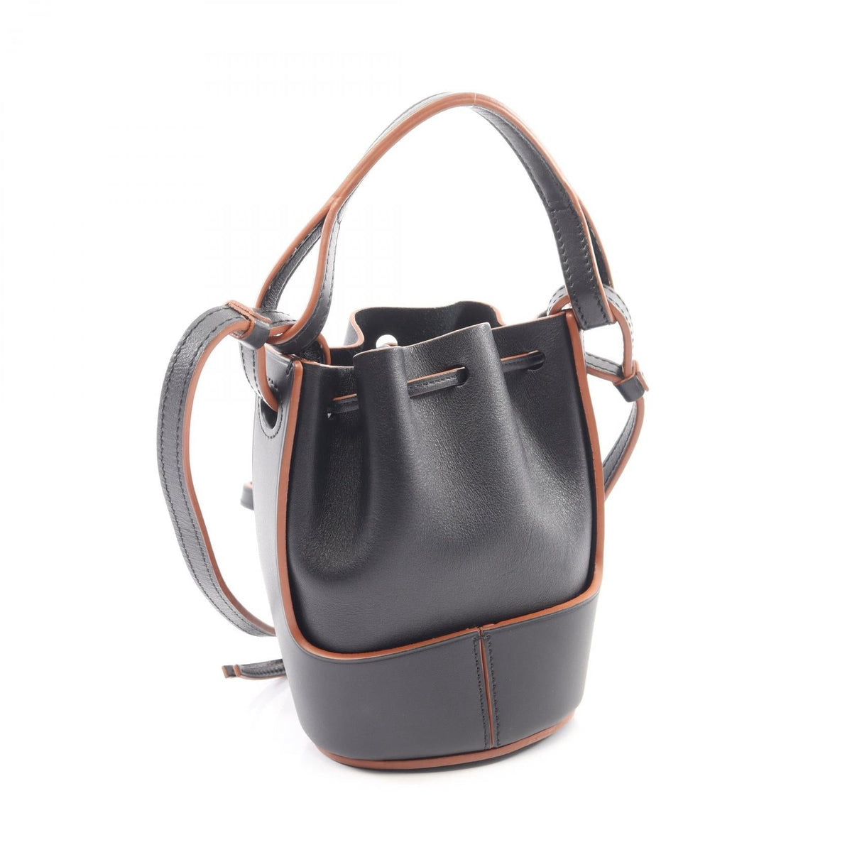 LOEWE Balloon Bag Nano 2WAY Shoulder Bag Black leather A710R85X01 2101219781518