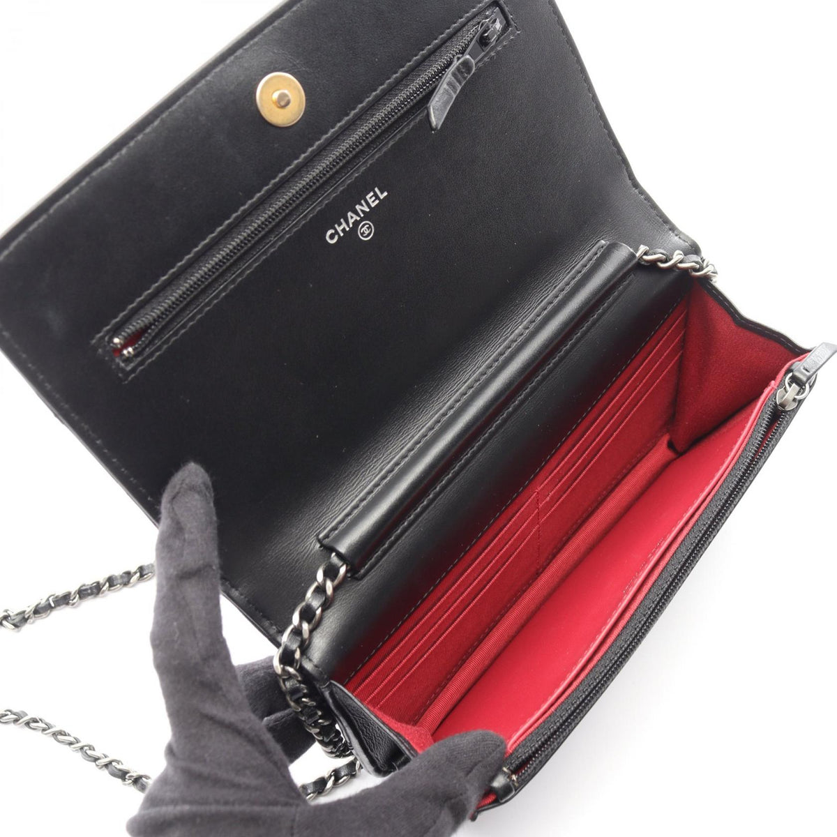 CHANEL Black Gabriel de Chanel leather�Shiny calfskin A84389 2106800625943
