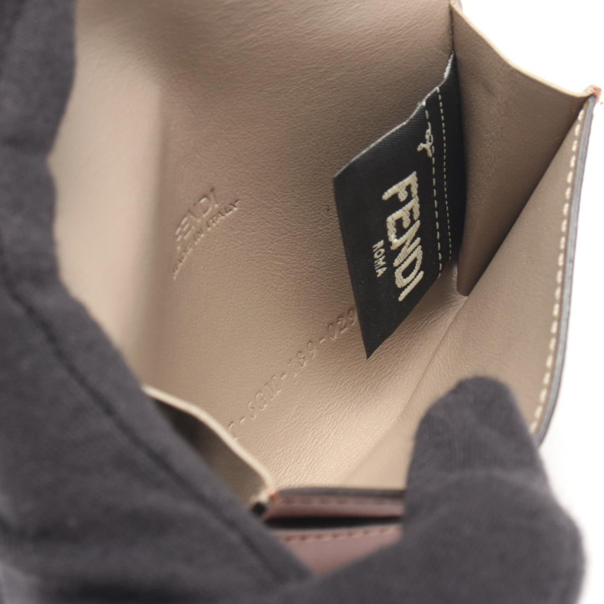 FENDI By the way Card Case Pink leather 8M0217 2101219759784