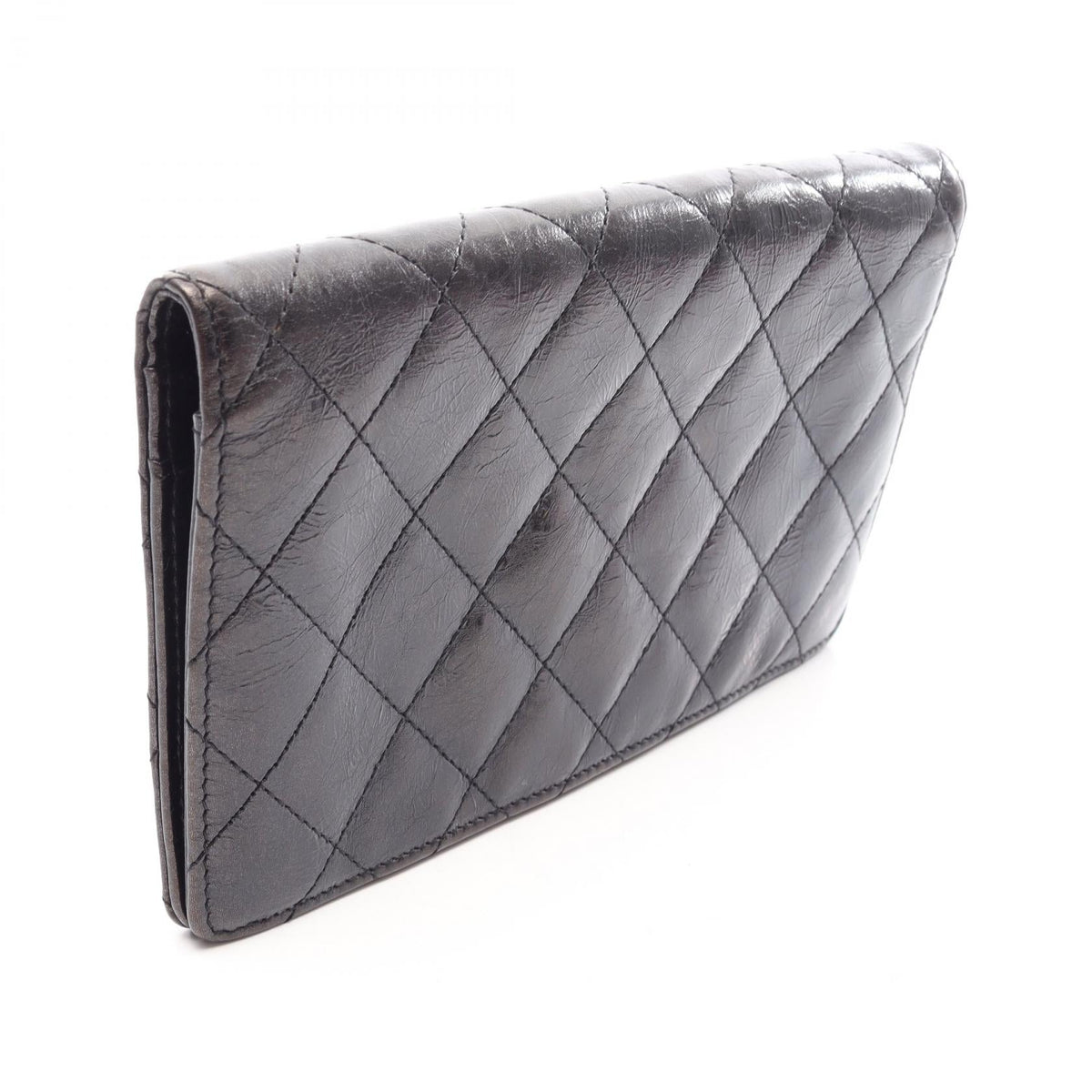 CHANEL Black 2.55 Matelasse leather 2120300057875