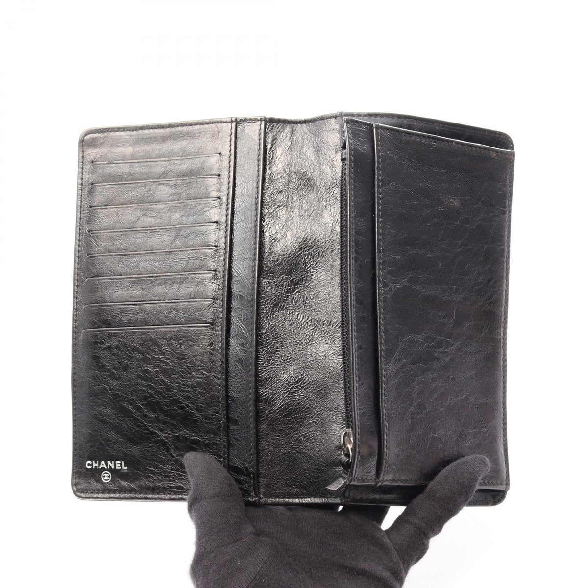 CHANEL Black 2.55 Matelasse leather 2120300057875